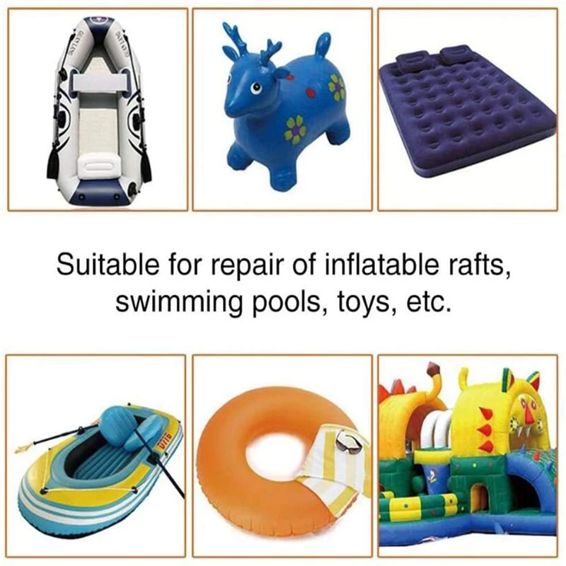

6Pcs Boat Repair Kit with PVC Patches Set Accessory for Inflatable Boat Kayak