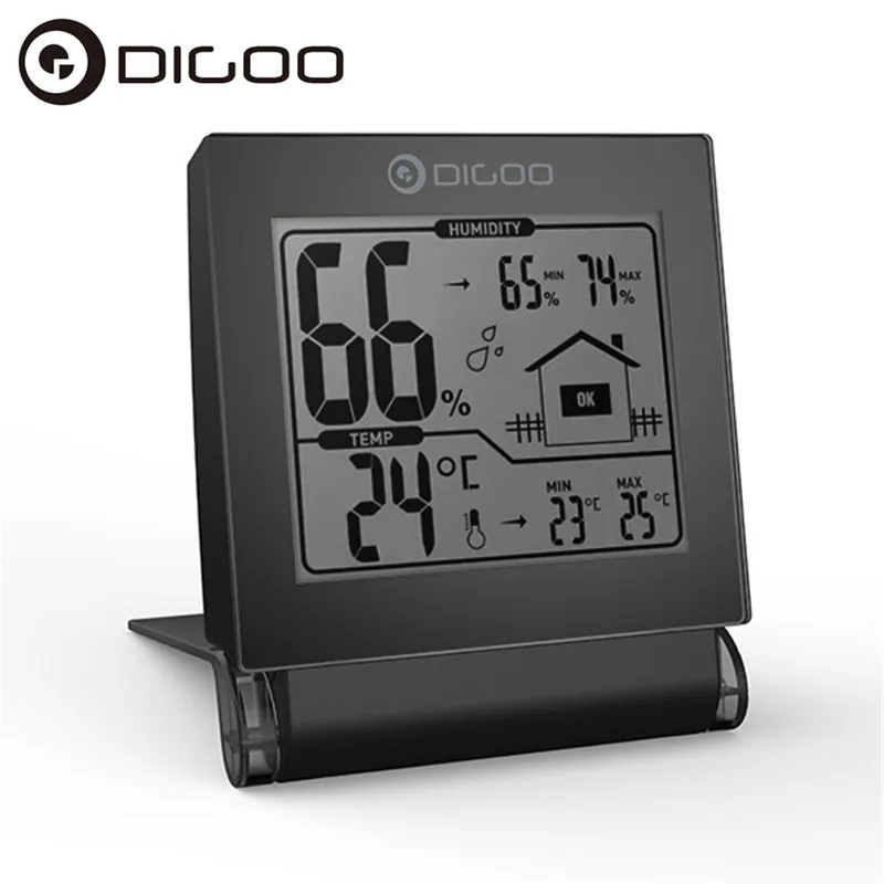 Digoo DG TH1117 домашний удобный складной мини цифровой Комнатный гигрометр датчик