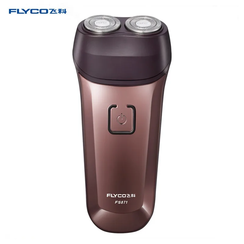 

Электробритва FLYCO для мужчин, Мужская Водонепроницаемая бритва с тройным плавающим лезвием и зарядкой от USB