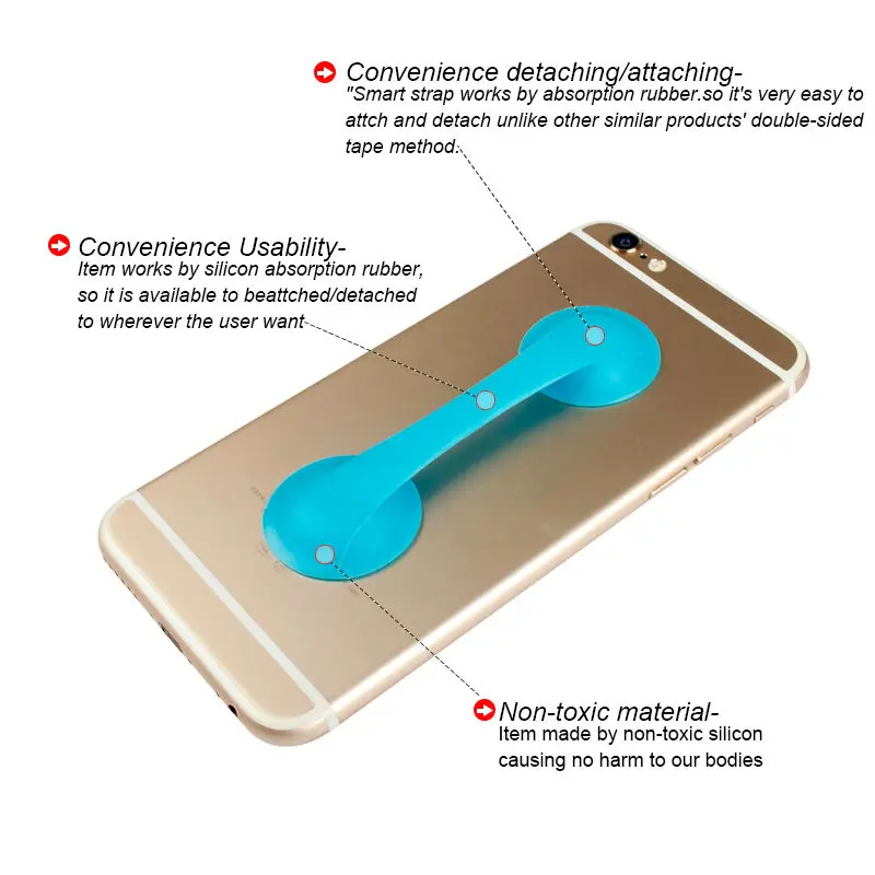 Универсальный резиновый держатель для смартфона iPhone Sumung с одним пальцем и