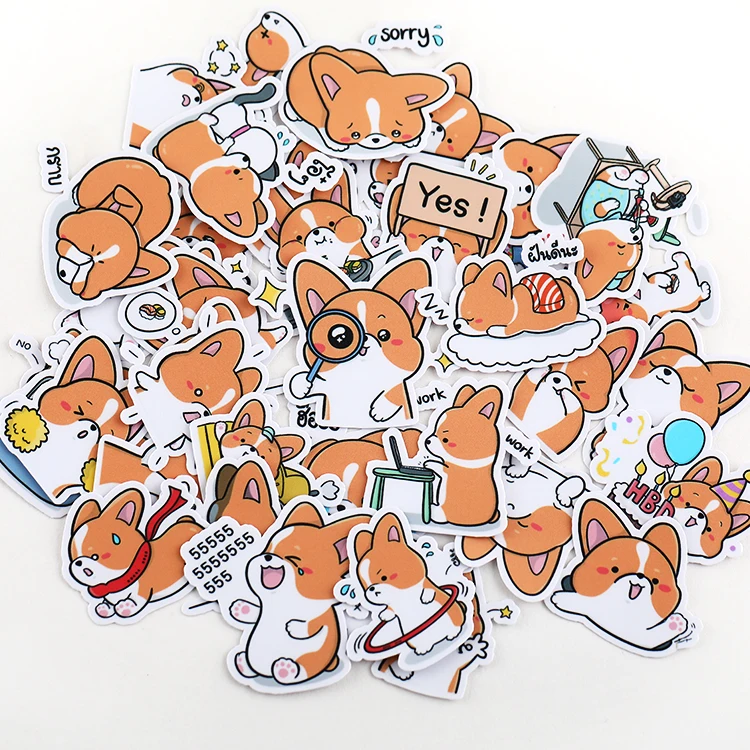 40 шт. милые keki собака бумага Уплотнительная наклейка s ремесла и Скрапбукинг