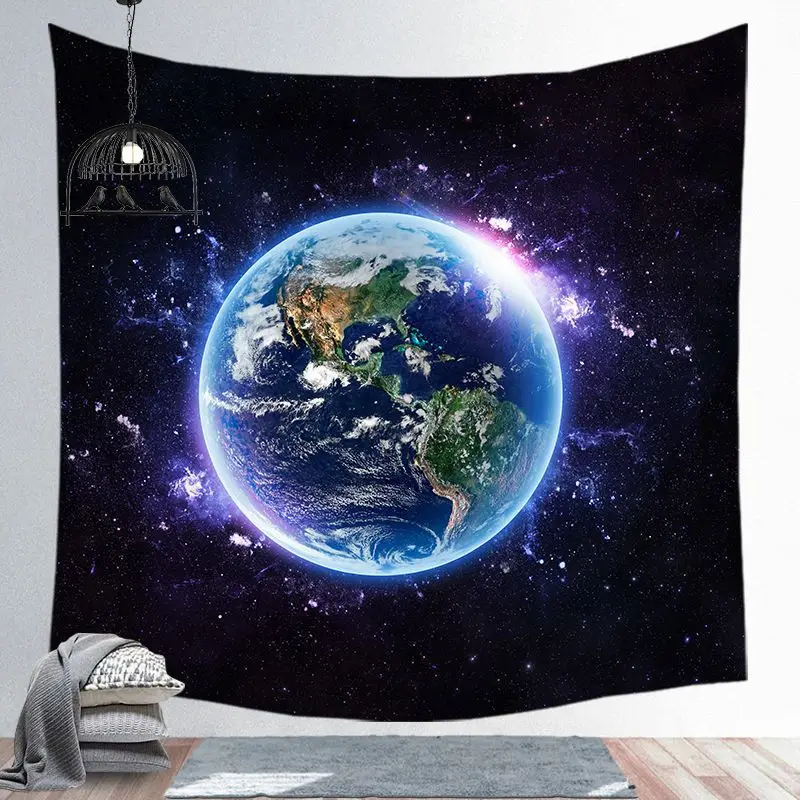 

2021 New Earth Tapestry Printed Wall Hanging Tapestry Polyester Tapestry