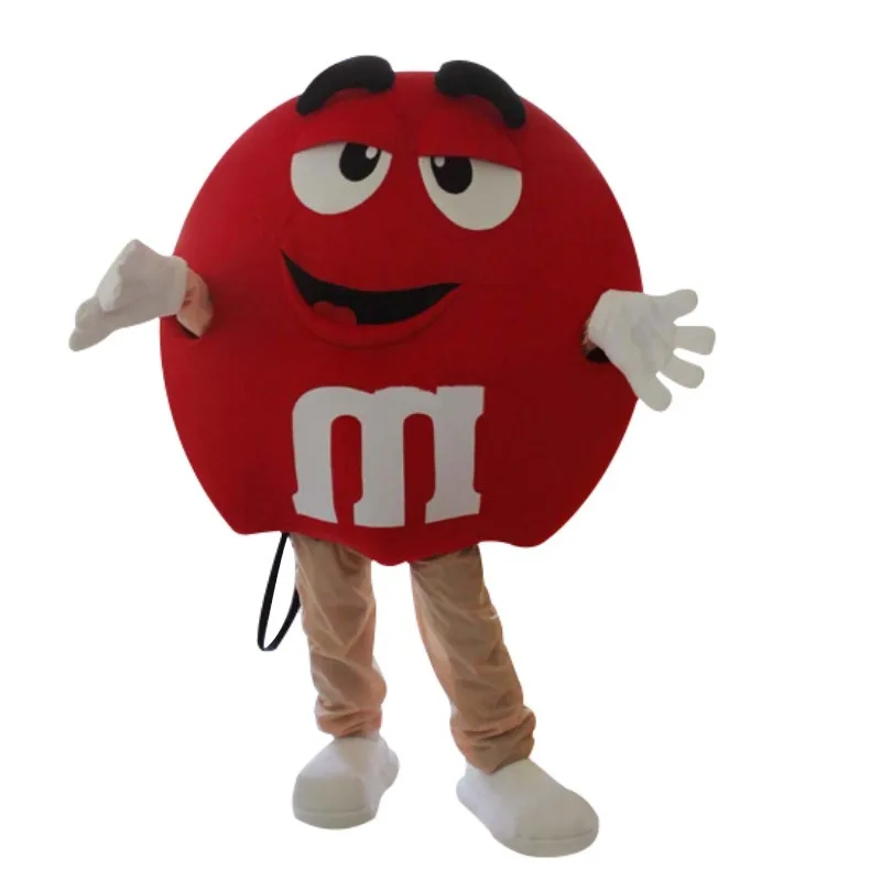 

Chocolate Bean Mascot Costume Cosplay Party Dress Up Costume Handmade Cartoon Character Mascot Adult