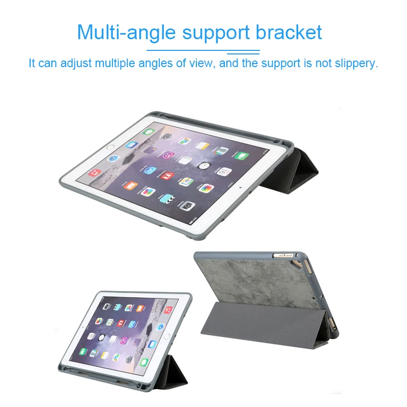 Чехол для Ipad Pro 9 7 дюйма 2016 выпуска A1673 A1674 A1675 6 го с подушкой ручки умный режим сна