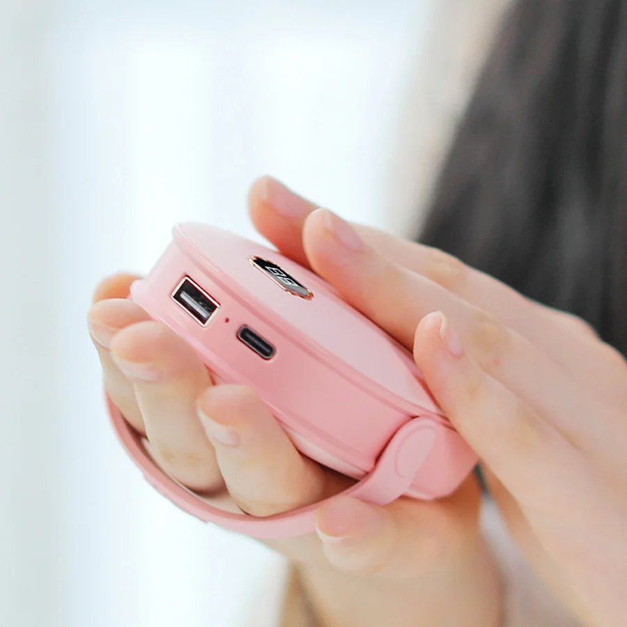 

2-in-1 with USB charger hand warming mini portable warm baby in winterA837