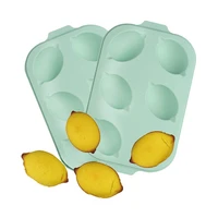 lemon muffin mould 6 cavity fondant chocolate cake decorating baking mould tool easy clean