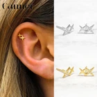 Женские серьги-гвоздики из стерлингового серебра 925 пробы INS, минималистичные золотые серебряные геометрические треугольныекруглыеЗвездные серьги-гвоздики, модные ювелирные изделия