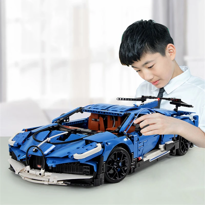 13125 Technic Car совместимый 42083 20086 Bugattis игрушки Chiron автомобиль Дети Рождественские
