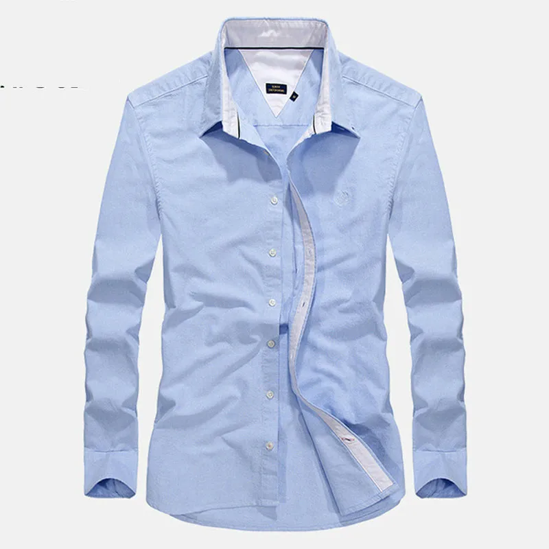 Мужская Повседневная рубашка с длинным рукавом мягкая воздухопроницаемая из