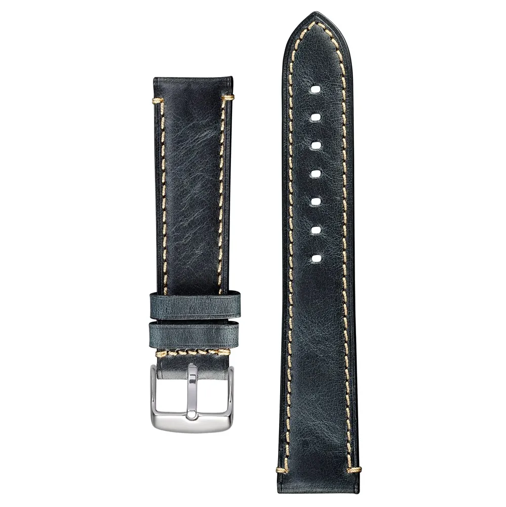 Ремешок для часов Anbeer в винтажном стиле кожаный немецкий браслет Крейзи Хорс