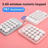 wireless numeric keyboard power saving 18 keys 2 4ghz chocolate key mini financial desktop keypad keyboards