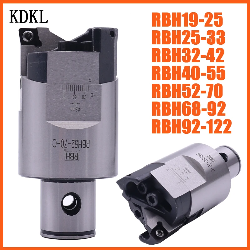 

CNC Adjustable RBH 19-25 rough boring head 25-33 32-42 40-55 68-92 90-122 double-edged boring bar cutter handle LBK1-6 Twin bit