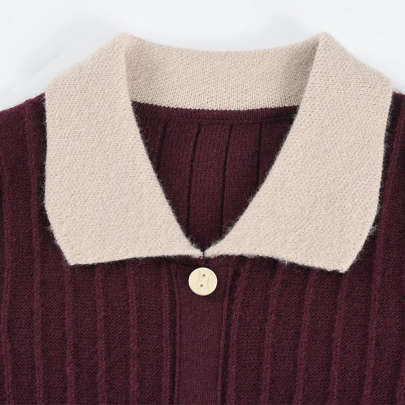 

2020 Autumn And Winter Fashion Ladies Noble Lapel Breasted High Waist Dress Ladies