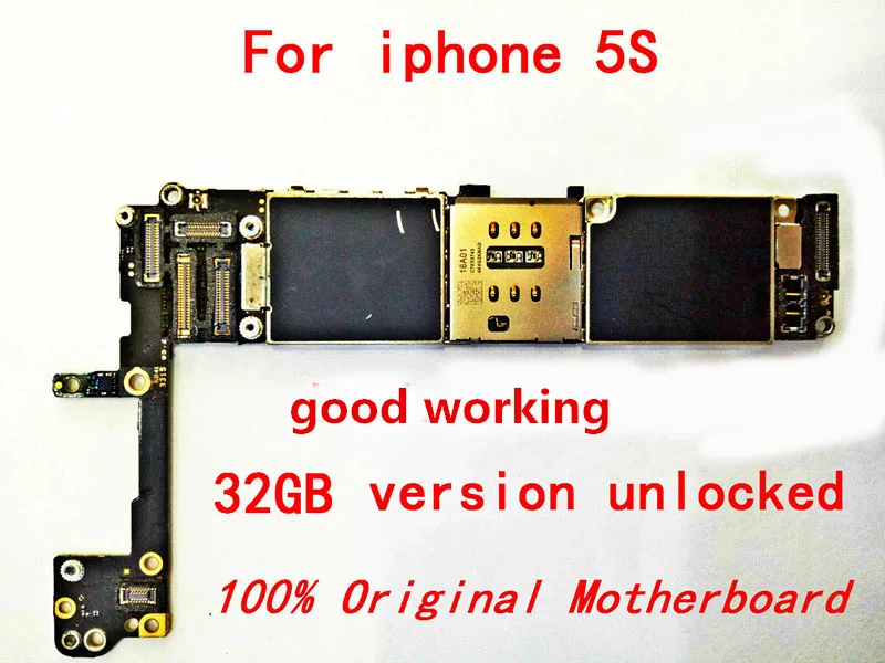 Подарок + для 100% оригинальной материнской платы Apple iPhone Φ 32 Гб без Touch ID и
