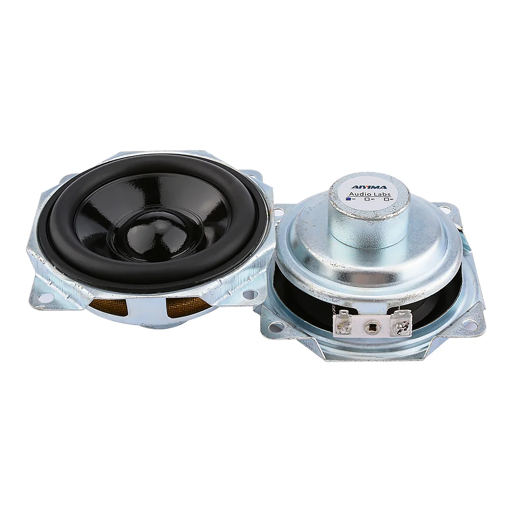 AIYIMA 2Pcs 3 Inch Mini Portable Full Range Waterproof Speaker 4 Ohm 10W DIY Bluetooth Outdoor Shower Music Speaker Loudspeaker