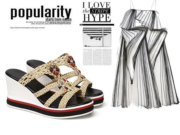 Новые летние кожаные тапочки в римском стиле Модные для женщин на нескользящей