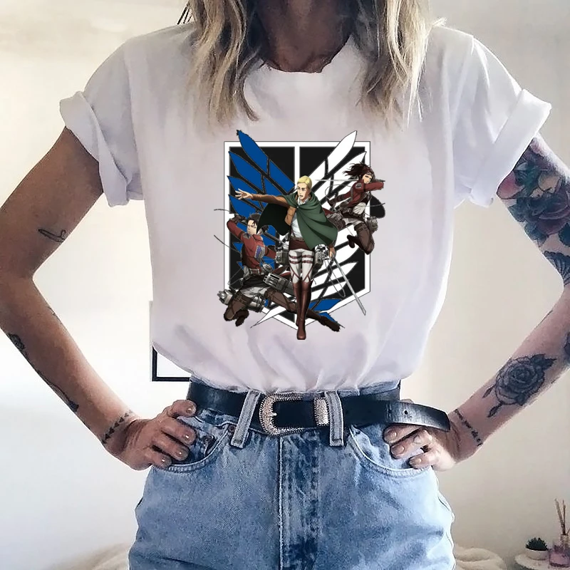 

Футболка с коротким рукавом «атака на Титанов»