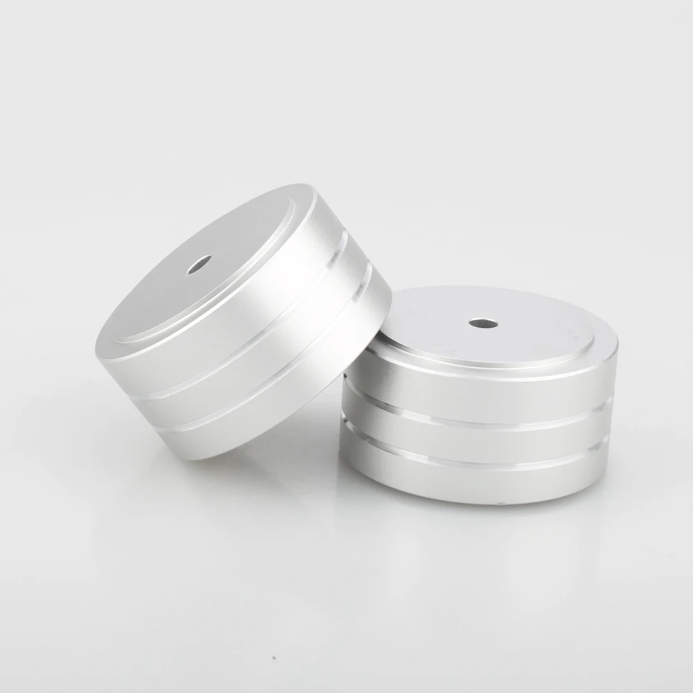 4pcs Audiocrast FT4020G/B/S 40x20mm Aluminum HIFI AMP Speaker Isolation Stand Turntable DAC Feet Pad gold silver black - купить по