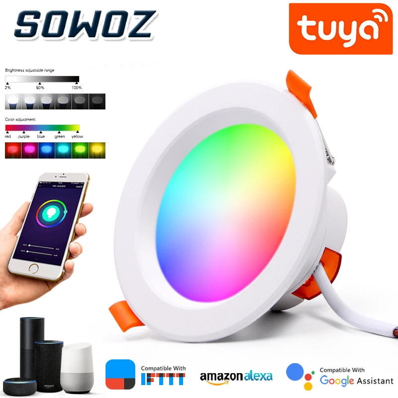 освещение в помещении светильник ing Светодиодный светильнк точечный Wi Fi smart 5W 7W 9W