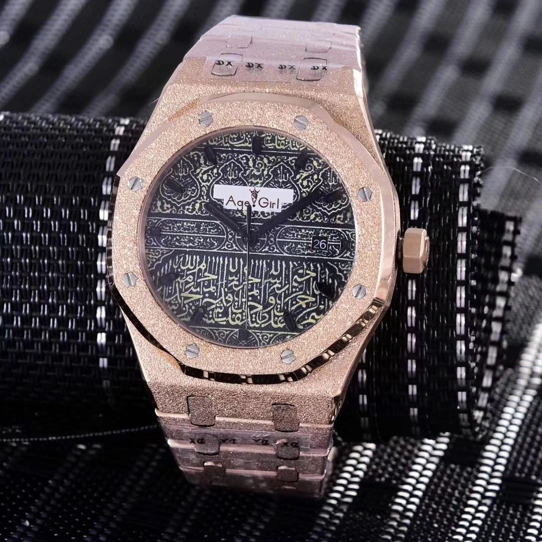 Rose Gold Braze Роскошные брендовые Новые Мужские автоматические механические из нержавеющей стали розовое золото матовая прозрачная лампа Бронзовый сапфир Ограниченная серия часов черный AAA - Цвет: Rose Gold Braze