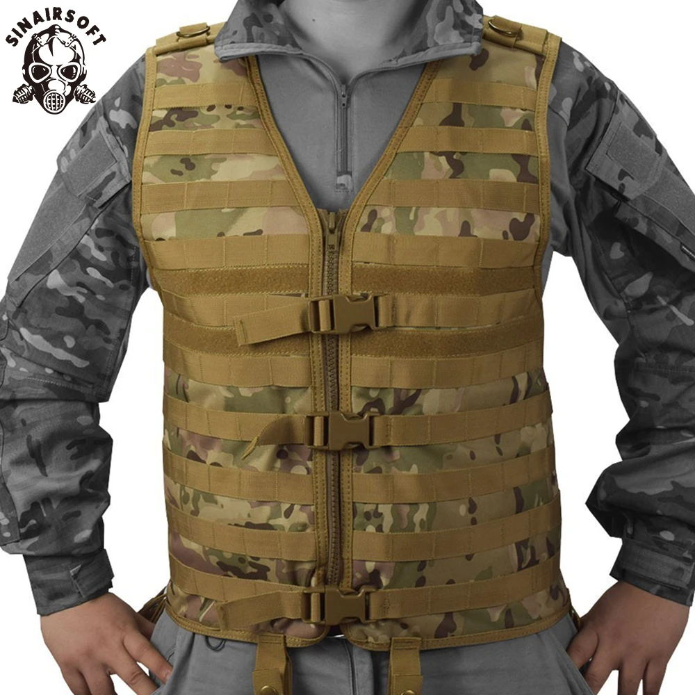 SINAIRSOFT Molle тактический жилет для страйкбола камуфляжный армейский CS уличная