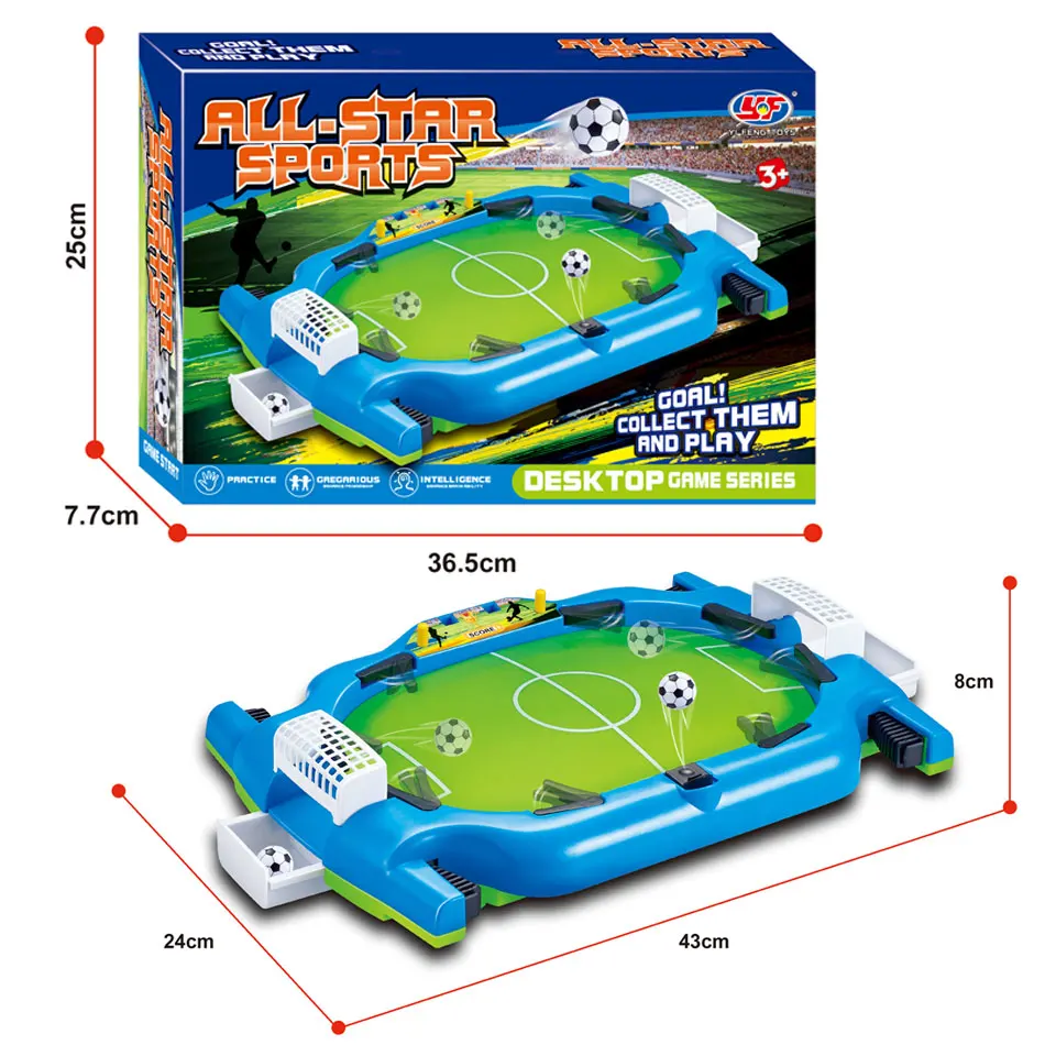 

Mini Tabletop Soccer Machine Board Interactive Game Football Sport 2player Match Party Game Educational Toys for Children Adult