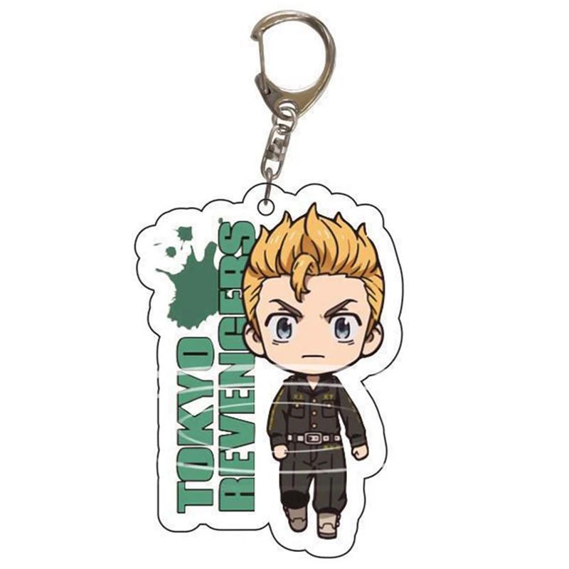 Anime Tokyo Revengers Character Sano Manjiro Key Chain Pendant Mikey Draken Cosplay Two-sided Acrylic Keychain Keyring Prop | Украшения и