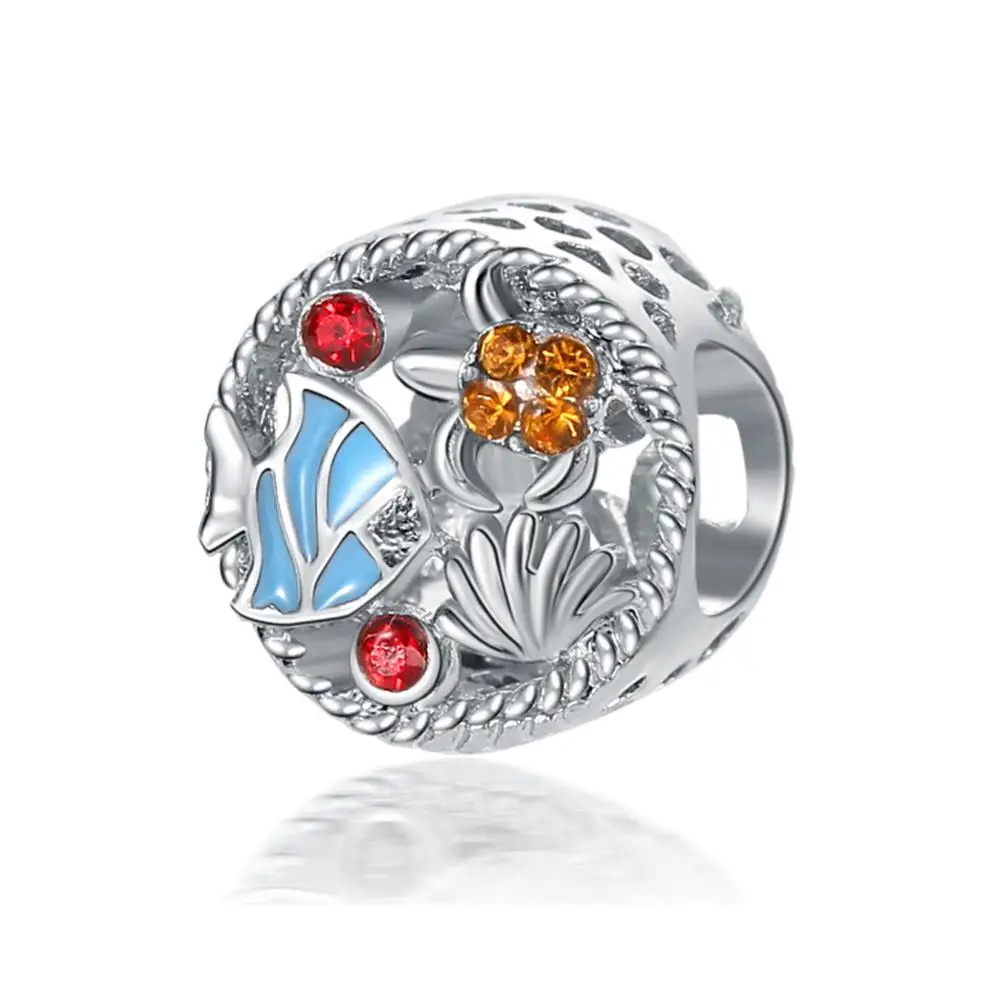 Летние DIY подарки полые звезды ракушка рыба хрустальные бусины подходят подвески