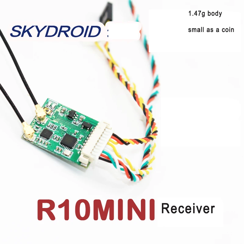 Мини приемник SKYDROID R10 для дистанционного управления T12 T10 SG12|Детали и аксессуары| |