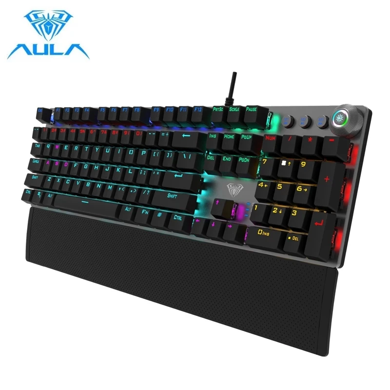 

Клавиатура игровая Механическая Проводная с подсветкой, 108 клавиш, RGB