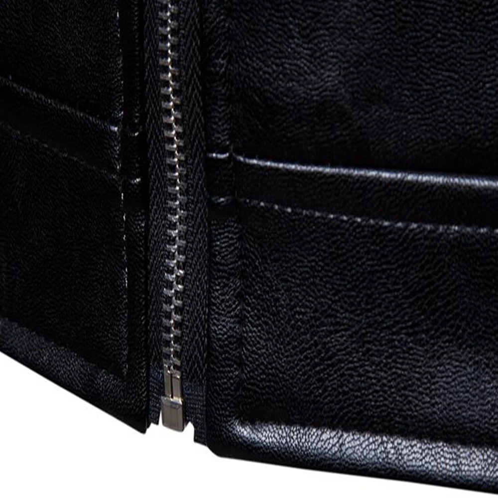 

Men Leather Jackets Classic Slim Fit Mens PU Leather Coats Motorcycle Biker Streetwear Smart Casual Leather & Suede