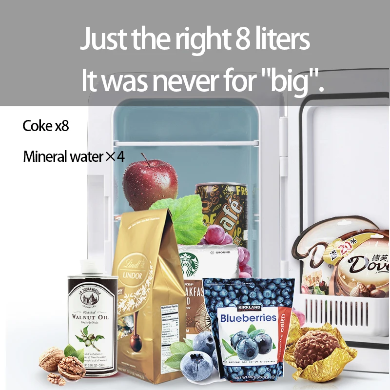 

Car Home Refrigerator Portable Mini Skin Care Cosmetics Food Fruit Bedroom Skin Care Small Refrigerator Freezer Cooling Box