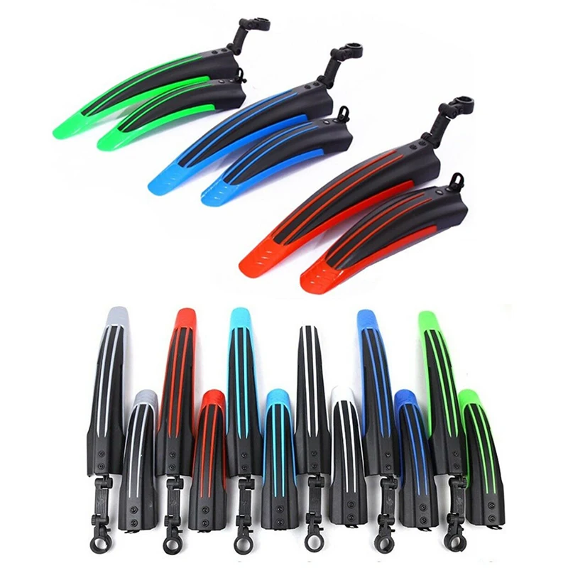 2PCS Bike Bicycle Mud Flaps MTB Splash Guard Protector Fender Mudflaps Proof Plate Set 6 Colors For 27mm-30.9mm Seat Post | Спорт и