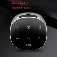 smart lock touch screen digital smart password security wood cabinet lock keypad drawer office digital lock electronic lock