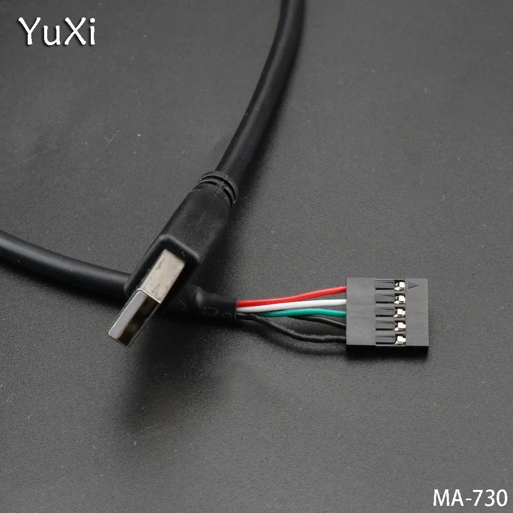 YuXi 1 шт./лот 50 см 5-контактная основная плата DuPont 2 54 к USB-кабелю для передачи данных