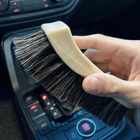 1pc car interior cleaning brush car leather seats sofas convertible top clean brush for auto products detailing accessories