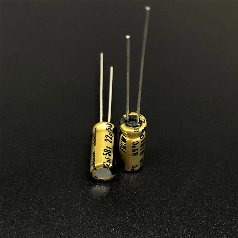 10 шт. 22мкФ 50В NICHICON FW серия 5Х11 мм 50V22uF HiFi аудио конденсатор|Конденсаторы| |