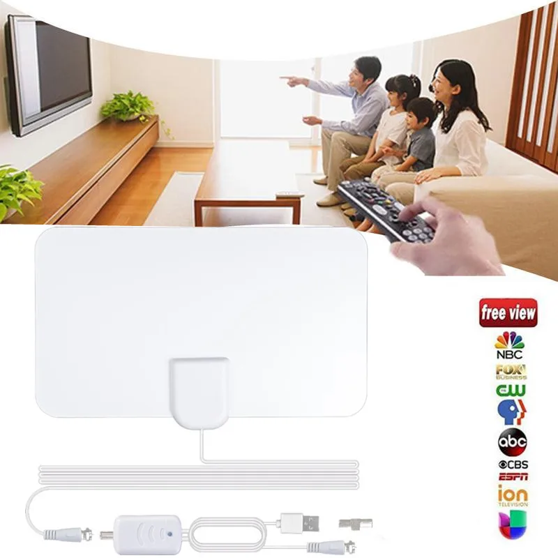 

ZUIDID High-Definition Mini Indoor Digital TV Antenna Signal Receiver With Amplifier Suitable For Various TV Specifications