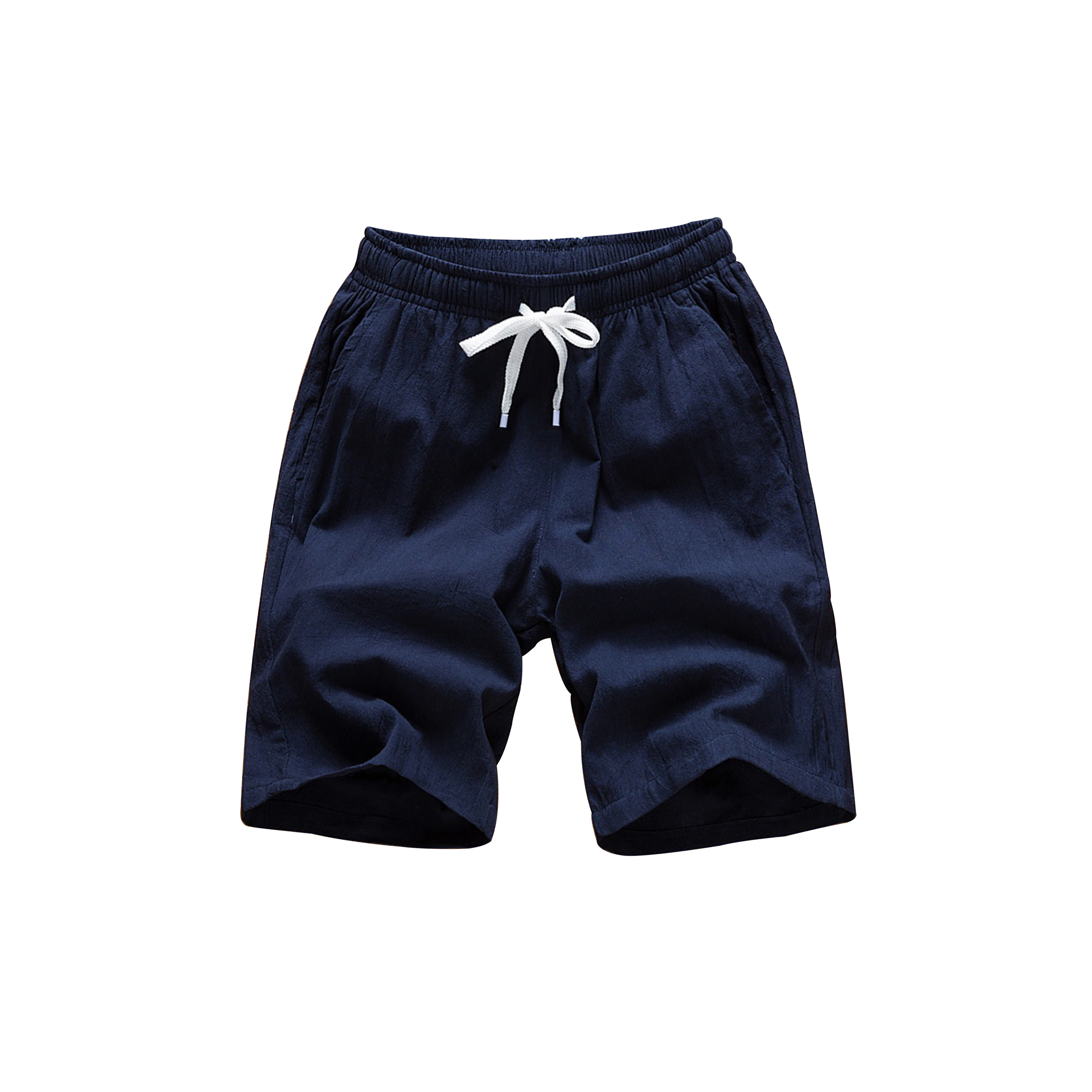 Мужские летние шорты повседневные свободные укороченные брюки спортивные