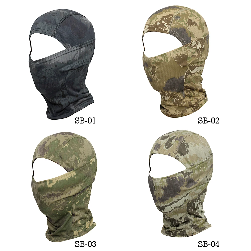 Тактическая Камуфляжная Балаклава Лицо Маска Велосипедки велоспорт Лыж