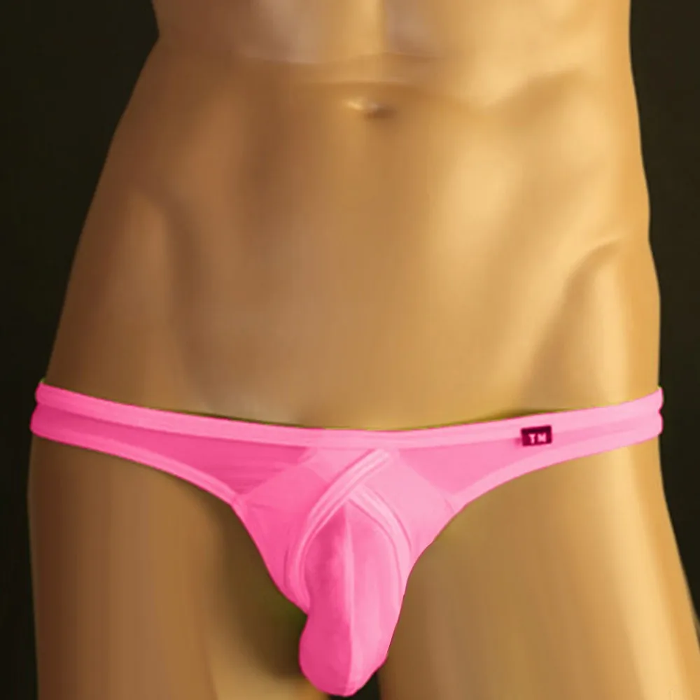 Трусы-стринги мужские дышащие с мешочком повседневные удобные |