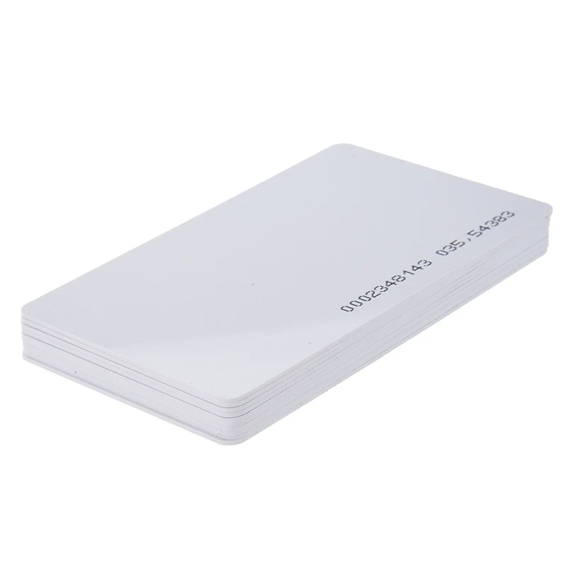 

125Khz Door Entry Access Proximity RFID Card Wht 10 Pcs
