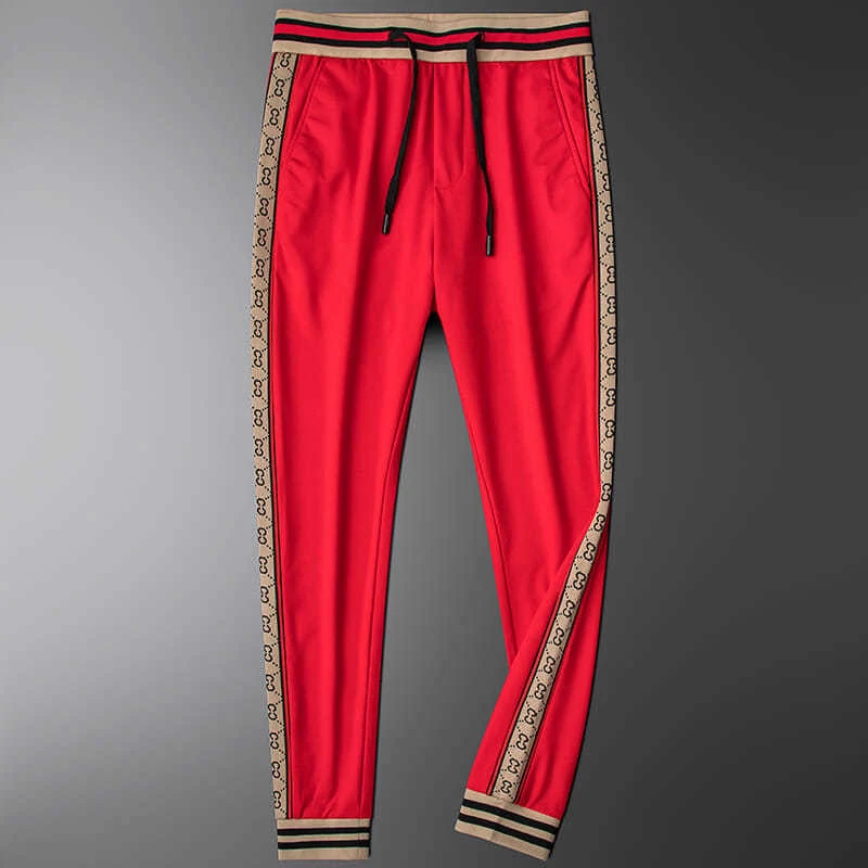 

2020 new light luxury men and women the same spring casual sports suit men's slim men's sweater jacket trend two-piece