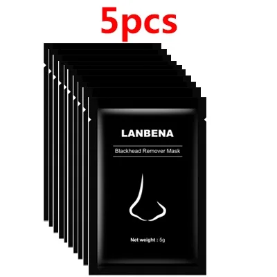 5PCS style 3 Всасывающая черная маска для лица, средство для удаления угрей, черная головка, полоска для носа, черные точки, маска, отшелушивающие маски для лица - Цвет: 5PCS style 3