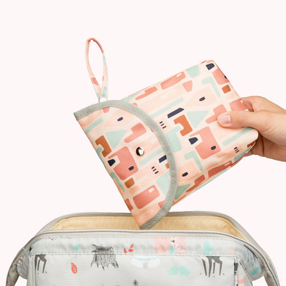 Детские сумки для подгузников многоразовые модные водонепроницаемые пеленки