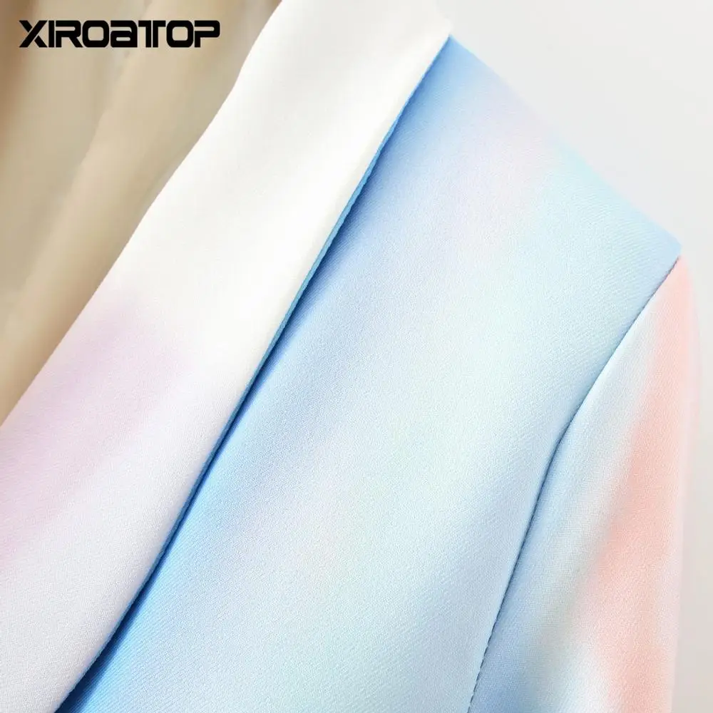 

Hot Sale Fashion Women Autumn Blazers Jackets Work Office Lady Suit Slim Double Breasted Business Female Blazer Coat Talever
