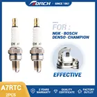 Свеча зажигания для мотоцикла, 2 шт., A7RTC для CR7HIX, CR7HSA, C7HSA, A7TC, GY6, 50cc-150cc, скутера, квадроцикла, квадроцикла, Go Ka