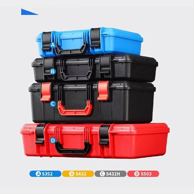 PlasticToolbox Portable Photographic Equipment Protective Box Instrument Case Impact Resistance Outdoor Hardware Storage | Инструменты