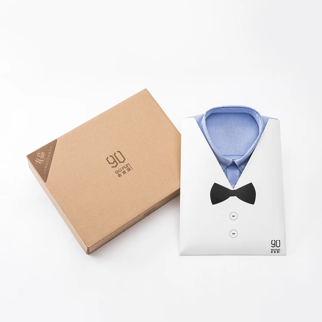 Мужская Однотонная рубашка из ткани Оксфорд 90Fun Повседневная дышащая хлопковая с