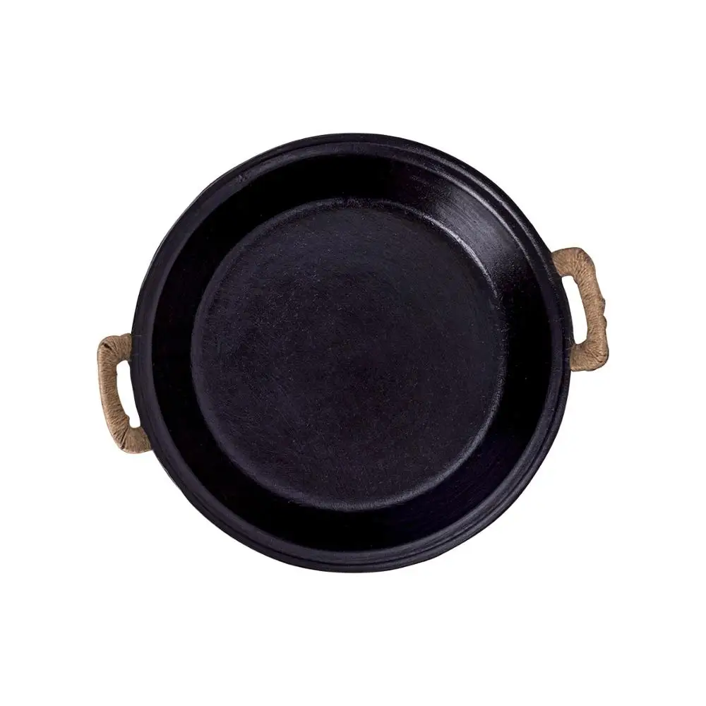 

ZSH Cast Iron Round Skillet/Frying Pan with Two Handles